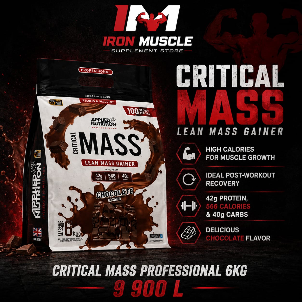 Applied Nutrition Critical Mass 6kg