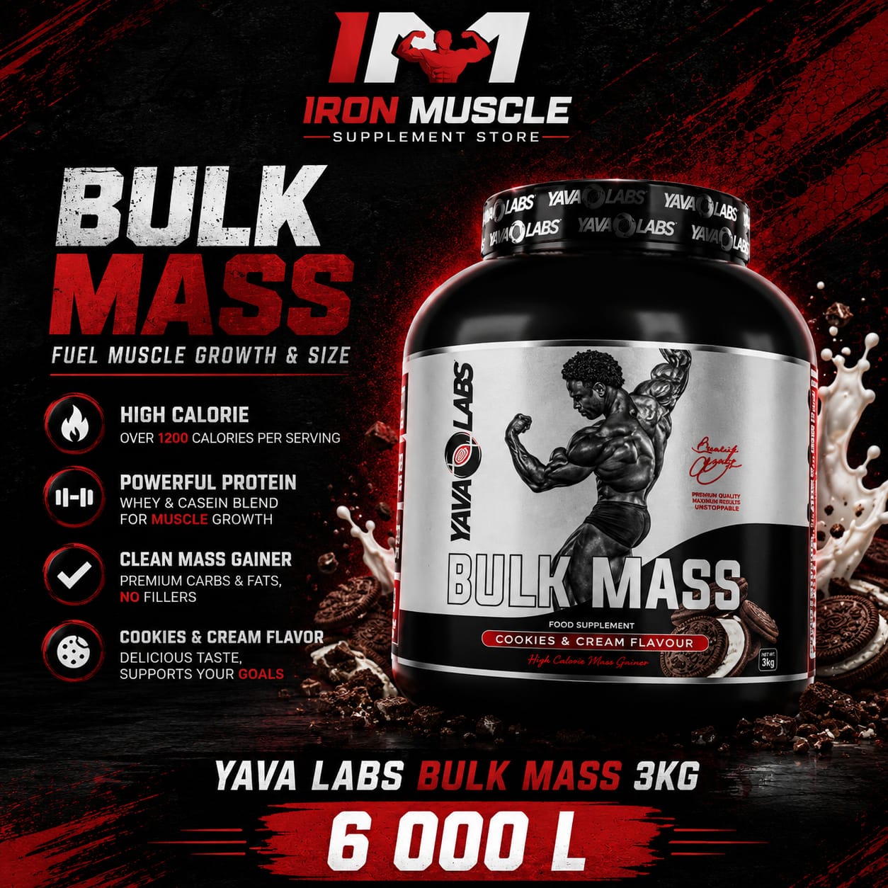 Yava Labs Bulk Mass 3kg