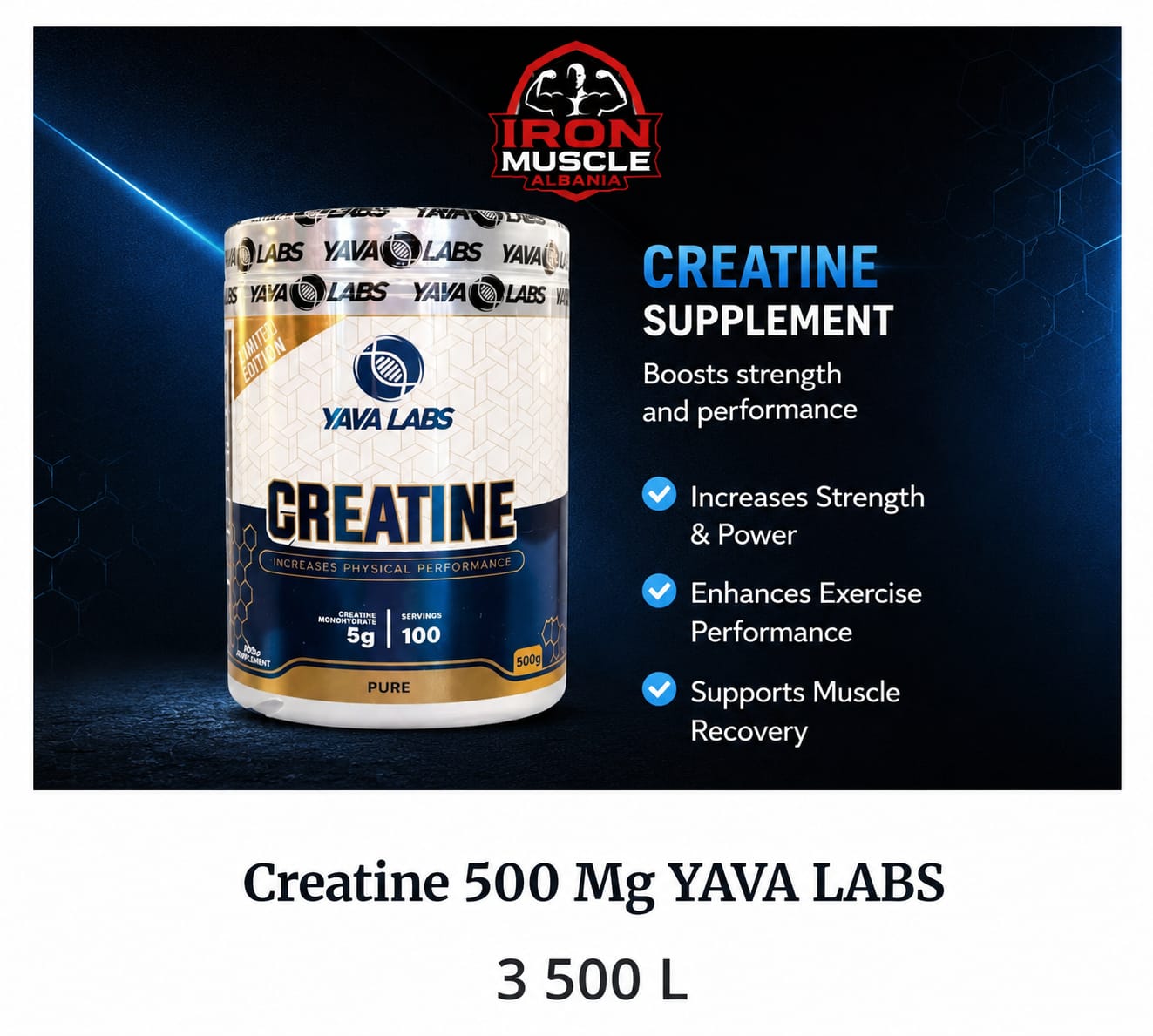 Yava Labs Creatine 500g